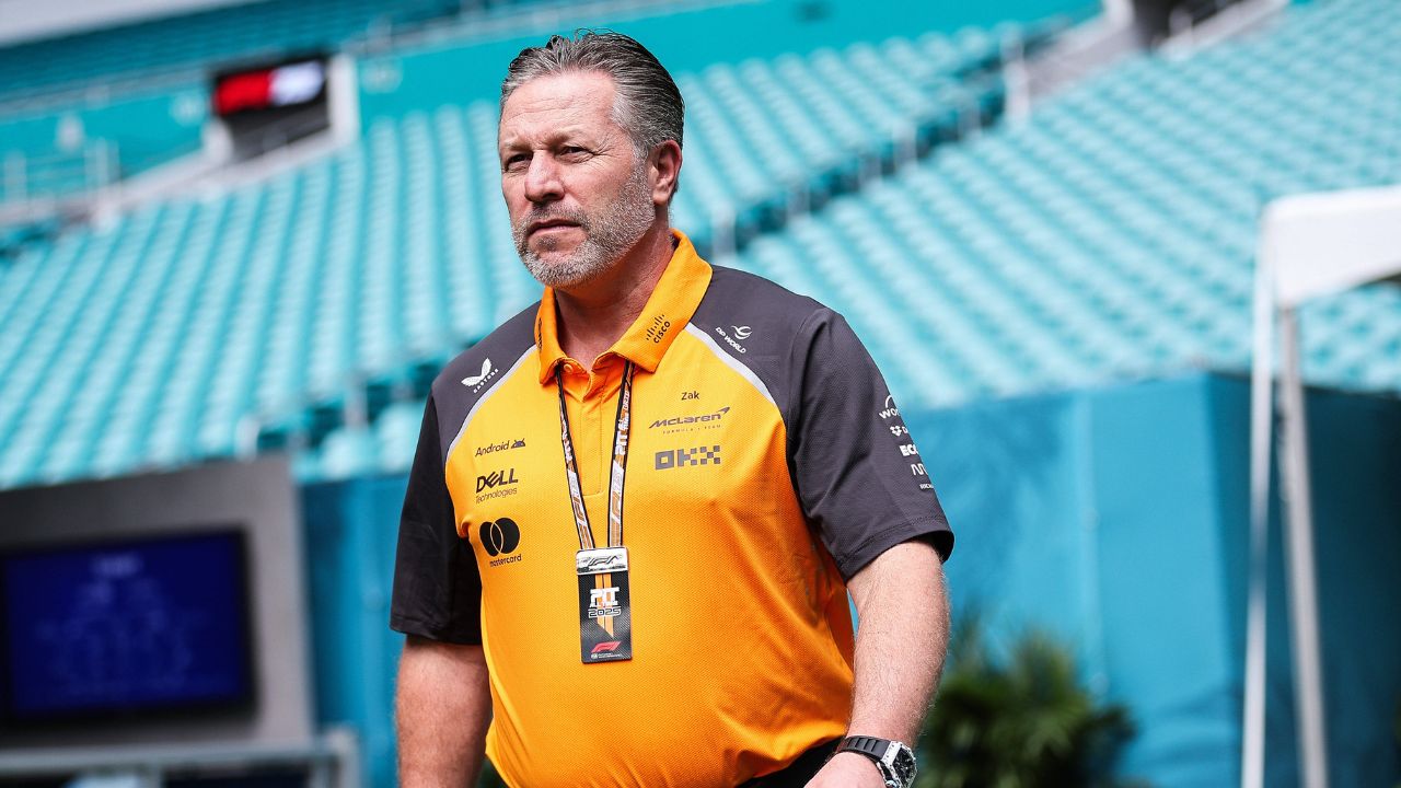 BROWN Zak (usa), CEO of of McLaren Racing, portrait during the Formula 1 Crypto.com Miami Grand Prix 2025, 6th round of the 2025 FIA Formula One World Championship