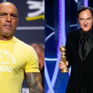 Joe Rogan (L), Quentin Tarantino (R)