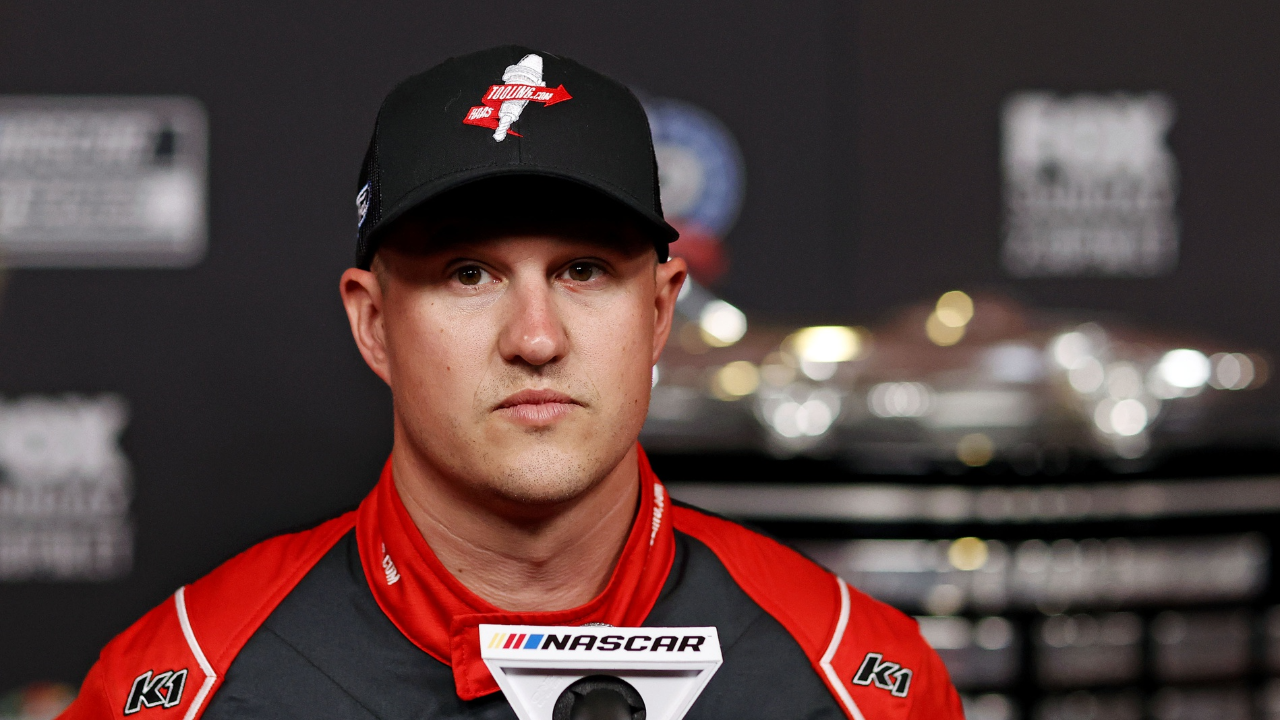NASCAR Cup Series driver Ryan Preece (41) during Daytona 500 Media Day at Daytona International Speedway.