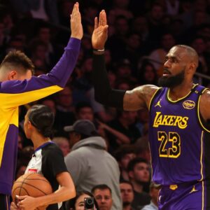 Luka Doncic and LeBron James, LA Lakers