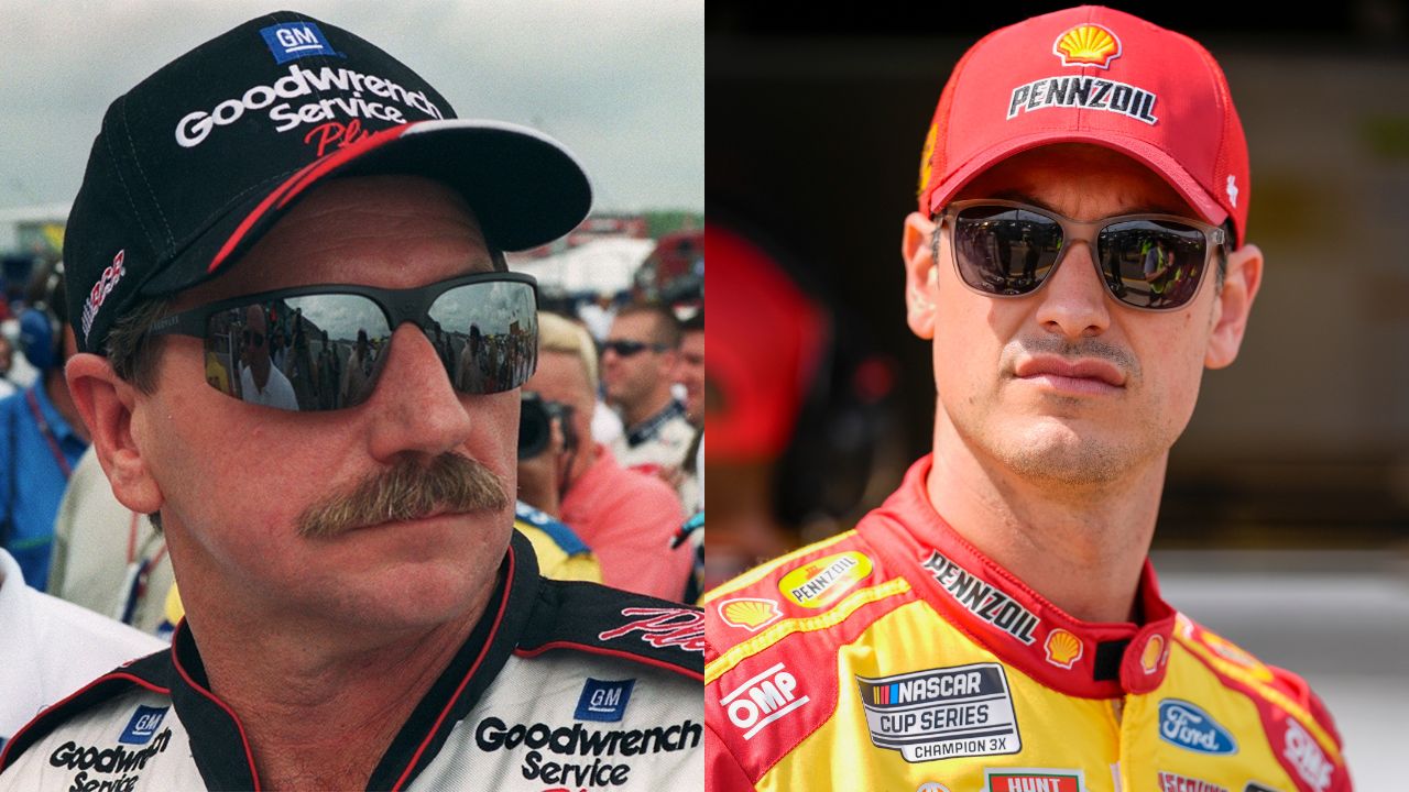 Dale Earnhardt Sr. and Joey Logano
