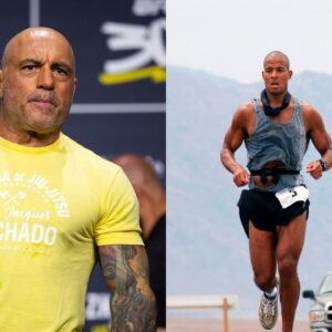 Joe Rogan (L), David Goggins (R)