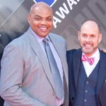 Charles Barkley and Ernie Johnson Jr. attends 2018 NBA Awards Show from Barker Hanger, Santa Monica, California on June 25, 2018