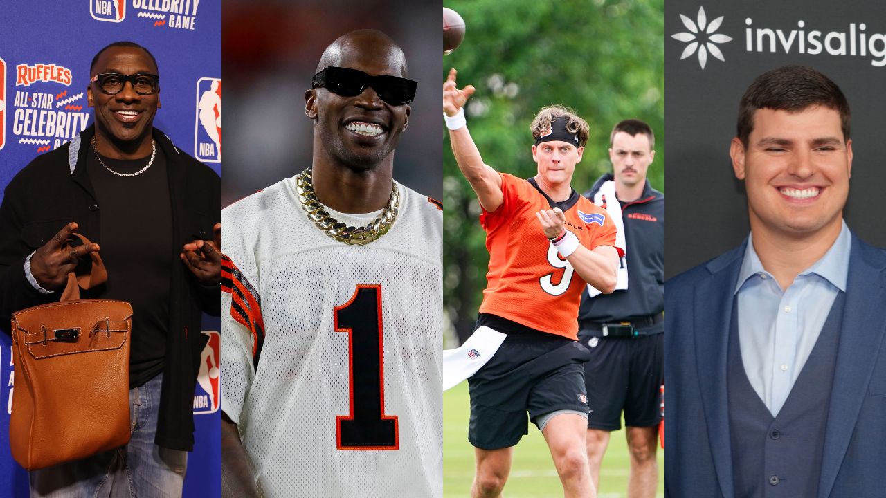 Shannon Sharpe, Chad Johnson, Joe Burrow, and Trey Hendrickson