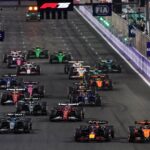 F1 - SAUDI ARABIAN GRAND PRIX 2025 start of the race, depart, 01 VERSTAPPEN Max (nld), Red Bull Racing RB21, action 81 PIASTRI Oscar (aus), McLaren F1 Team MCL39