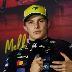 Motorsport FIA Formula 1, Australian Grand Prix 2025 v l Qualifying Press Conference Oscar Piastri McLaren starting number 81