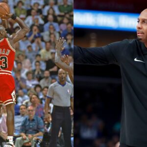 Michael Jordan (L), Penny Hardaway (R)