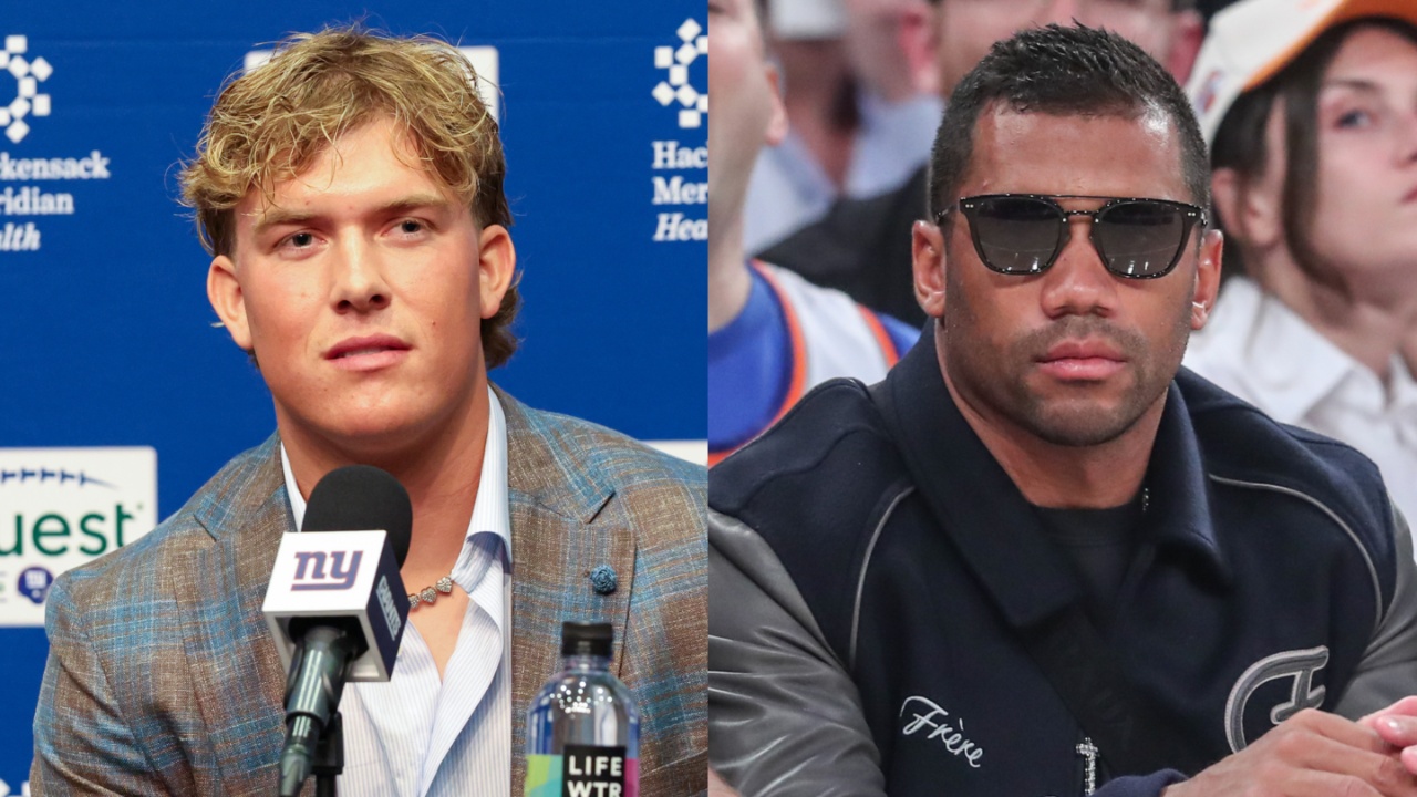 Jaxson Dart, Russell Wilson