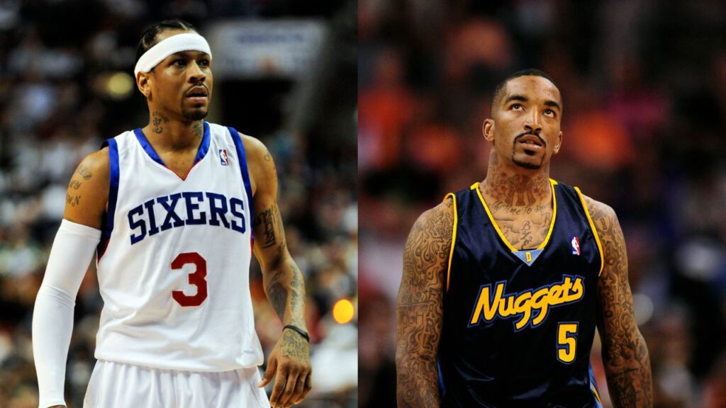 (L) Allen Iverson (R) J.R. Smith
