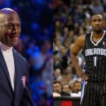 Michael Jordan (L), Gilbert Arenas (R)