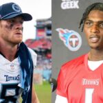 Titans QB Will Levis, Cam Ward