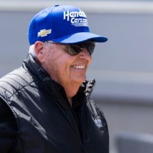 NASCAR team owner Rick Hendrick during the American Rebel Light Four Wide Nationals at zMax Dragway.