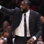 June 8, 2018; Cleveland, OH, USA; Cleveland Cavaliers center Kendrick Perkins (21) during the second quarter in game four of the 2018 NBA Finals against the Golden State Warriors at Quicken Loans Arena.