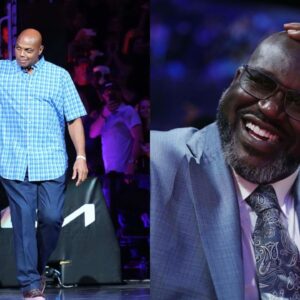 Charles Barkley (L), Shaquille O'Neal (R)