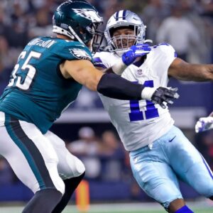 Lane Johnson and Micah Parsons