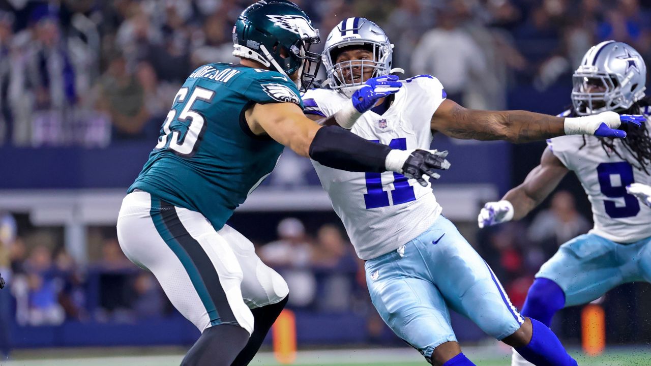 Lane Johnson and Micah Parsons