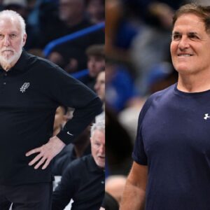 Gregg Popovich (L) and Mark Cuban (R)