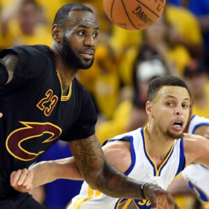LeBron James and Stephen Curry, Game 7 2016 Finals