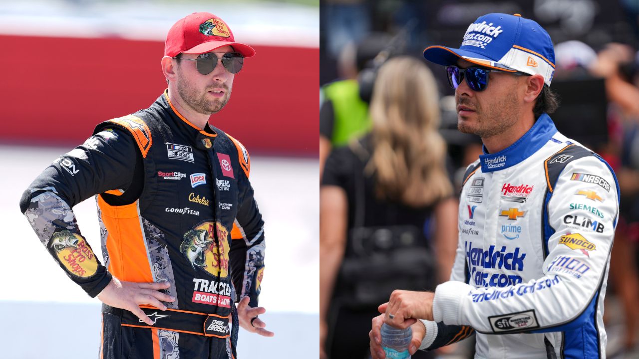 Chase Briscoe and Kyle Larson