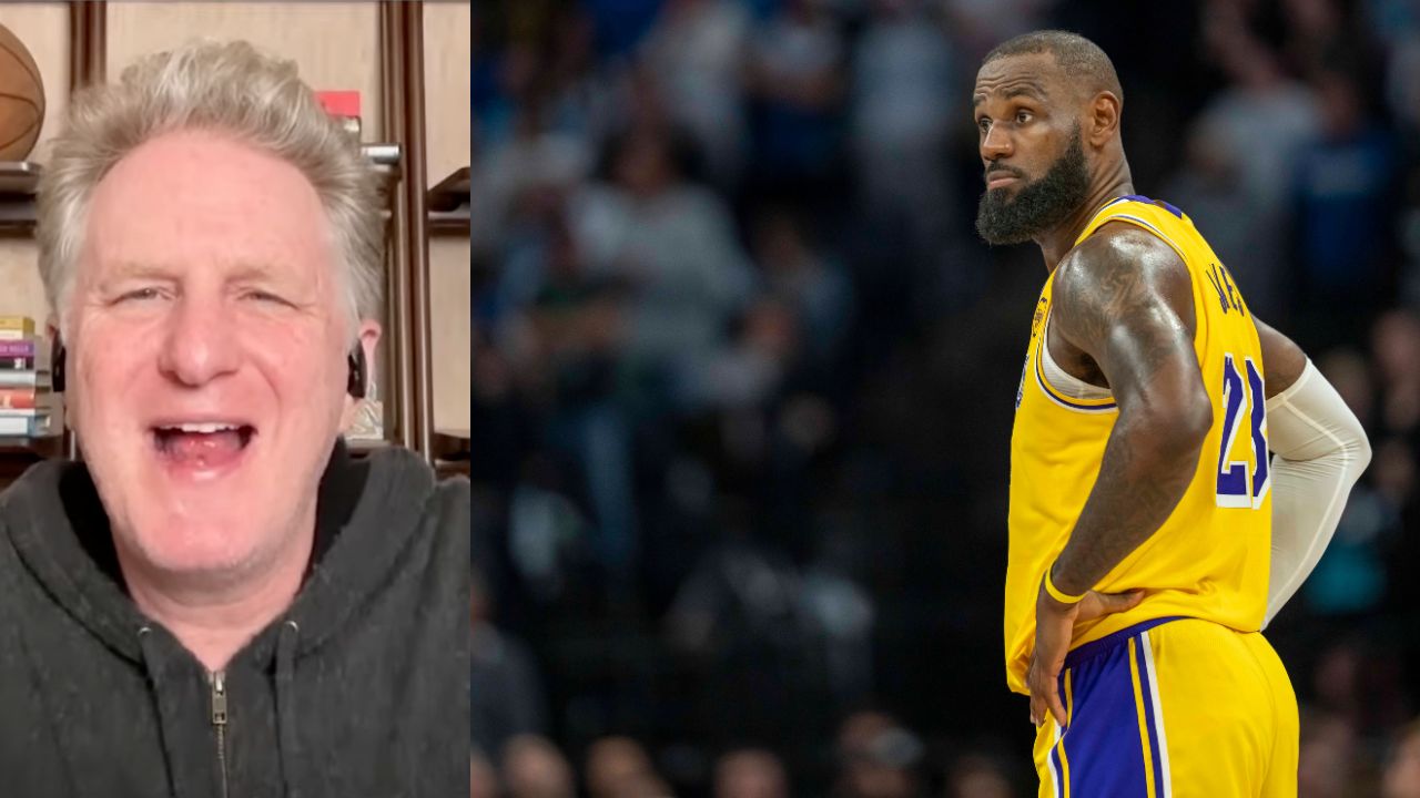 Michael Rapaport (L) and LeBron James (R)