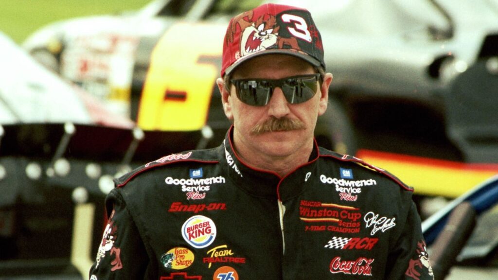 NASCAR Winston Cup Series driver Dale Earnhardt Sr during the 2000 Daytona 500 at the Daytona International Speedway.