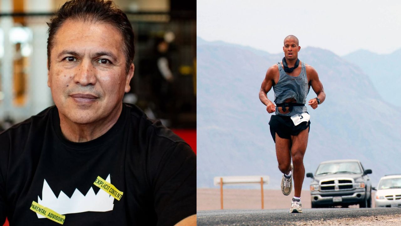 Javier Mendez (L), David Goggins (R)
