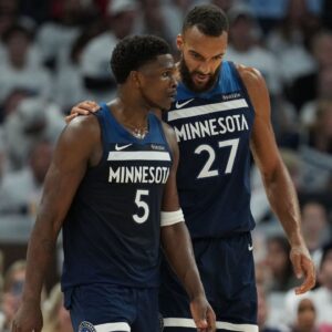Anthony Edwards and Rudy Gobert, Minnesota Timberwolves