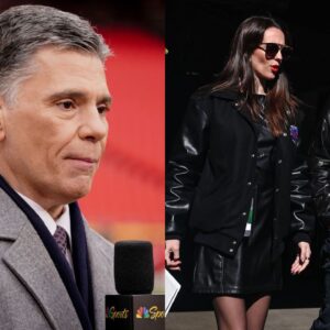 Mike Florio, Jordon Hudson and Bill Belichick