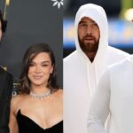 Josh Allen with Hailee Steinfeld, Travis Kelce with Patrick Mahomes