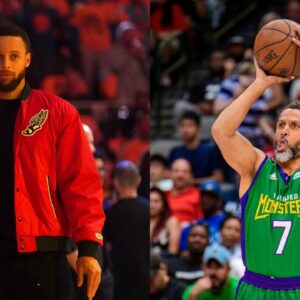 Steph Curry (L), Mahmoud Abdul Rauf (R)