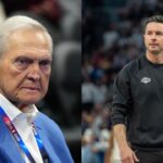 Jerry West (L), JJ Redick (R)
