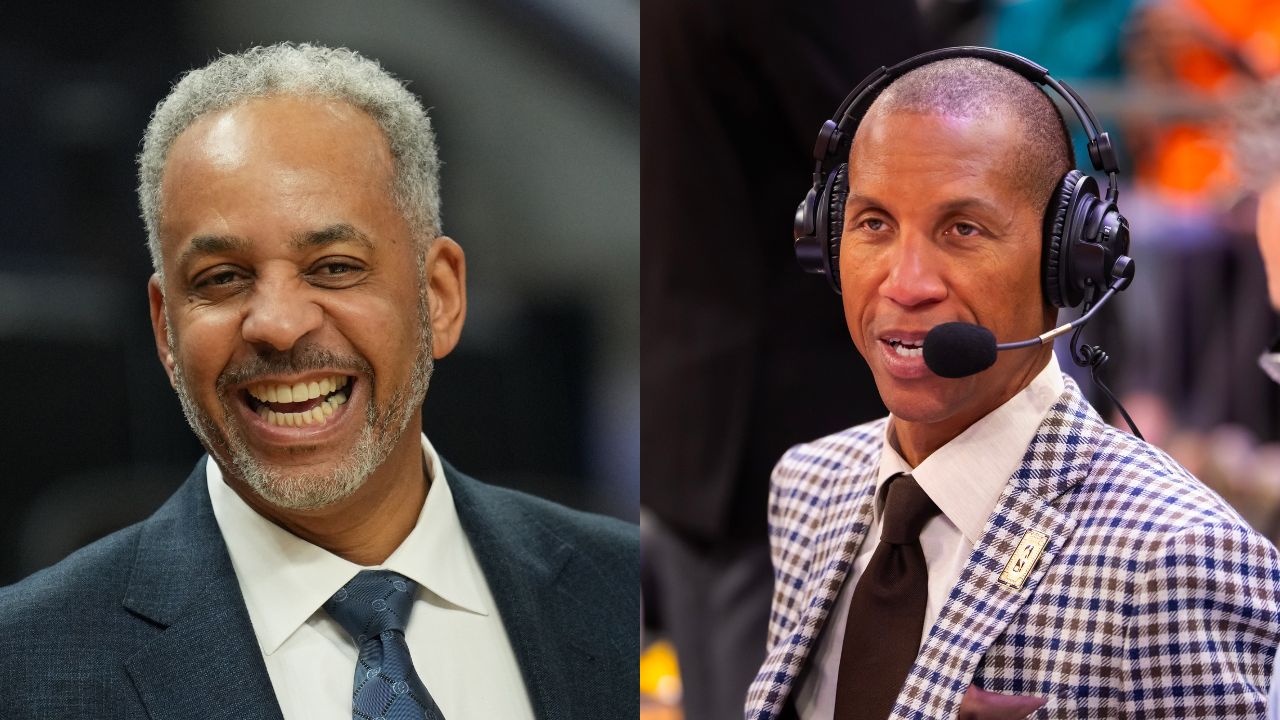Dell Curry (L), Reggie Miller (R)