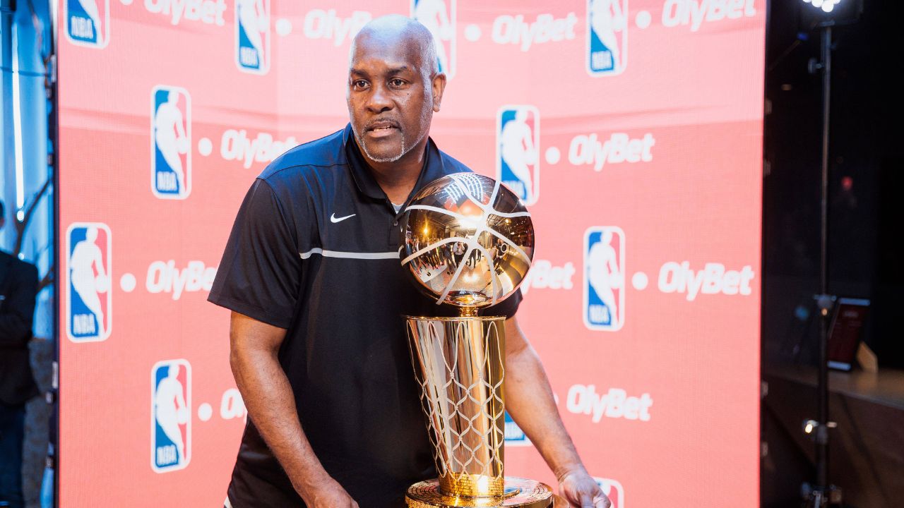 NBA, Basketball Herren, USA legend and former Seattle Supersonics guard Gary Payton visits Lithuania. Vilnius Lithuania 20230421LB082424