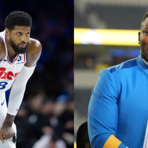 Paul George and Ryan Clark