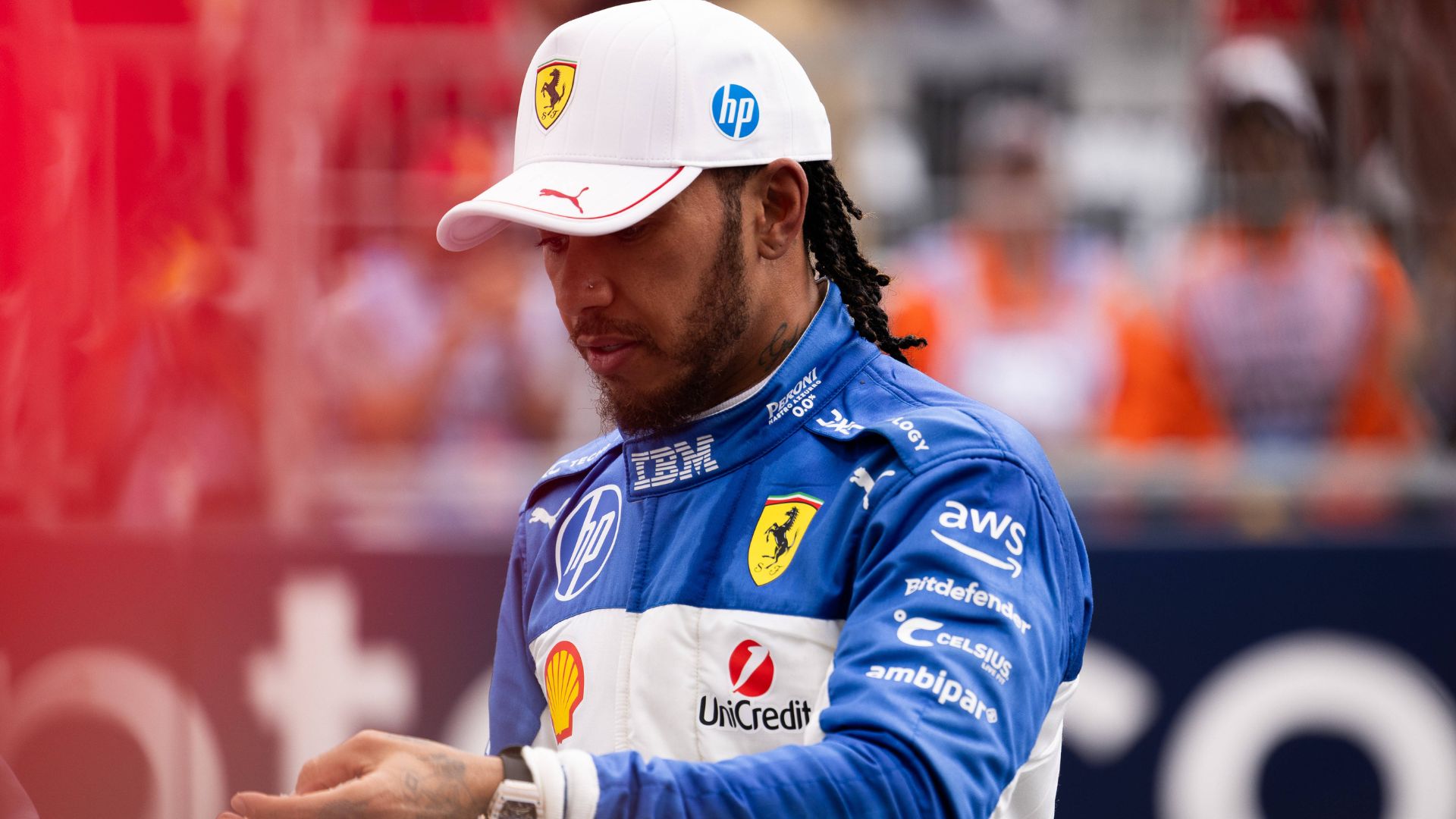 Formula 1 Crypto.com Miami Grand Prix 2025, Joe Pinchin OVERTAKE MAXPPP - Miami 03 05 2025 44 HAMILTON Lewis (gbr), Scuderia Ferrari,