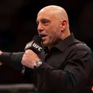 UFC host Joe Rogan during UFC 274 at Footprint Center