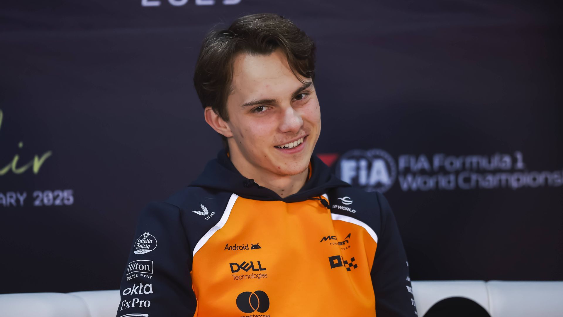 F1 - PRE-SEASON TESTING 2025 - BAHRAIN PIASTRI Oscar (aus), McLaren F1 Team MCL39, portrait press conference