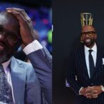 Shaquille O'Neal (L), Kenny Smith (R)