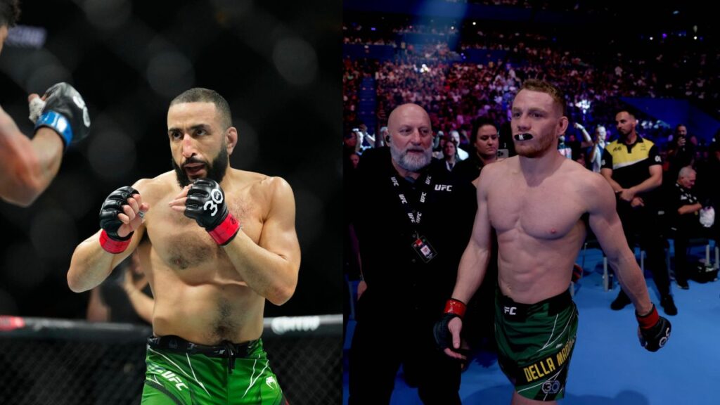 Belal Muhammad (L) Jack Della Maddalena (R)