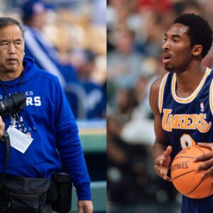 Jon SooHoo (L) and Kobe Bryant (R)