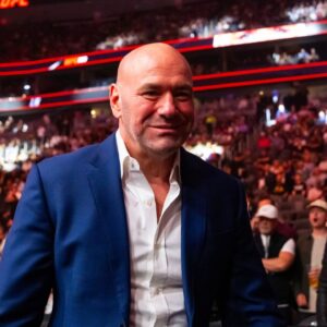 UFC president Dana White in attendance during UFC 300 at T-Mobile Arena.