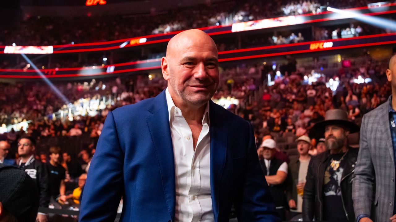 UFC president Dana White in attendance during UFC 300 at T-Mobile Arena.