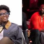 Zaya Wade (L) and Dwyane Wade (R)