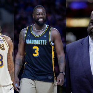 LeBron James, Dwyane Wade, Shaquille O'Neal