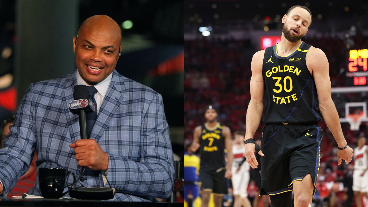 Charles Barkley (L), Steph Curry (R)