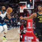 Timberwolves Guard Mike Conley (L), Jimmy Butler (R)