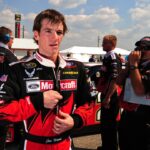 Former NASCAR Sprint Cup Series driver Jon Wood during qualifying for the Amp Energy 500 at the Talladega Superspeedway.