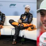 Oscar Piastri and Lando Norris(L), Max Verstappen(R)