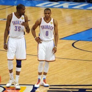 Kevin Durant and Russell Westbrook, OKC 2012 NBA Finals