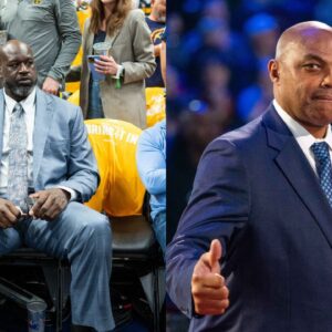 Shaquille O'Neal (L), Charles Barkley (R)
